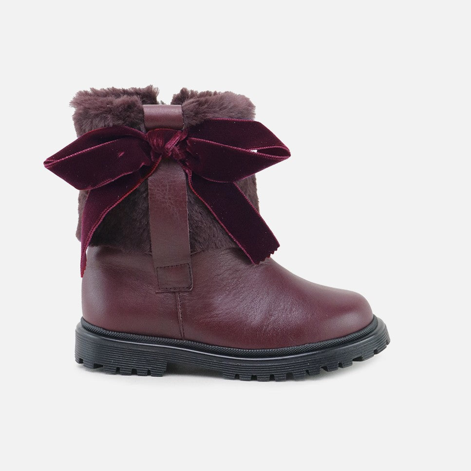 Bota Lazo Terciopelo Burdeos Sibaritas | Eli 1957