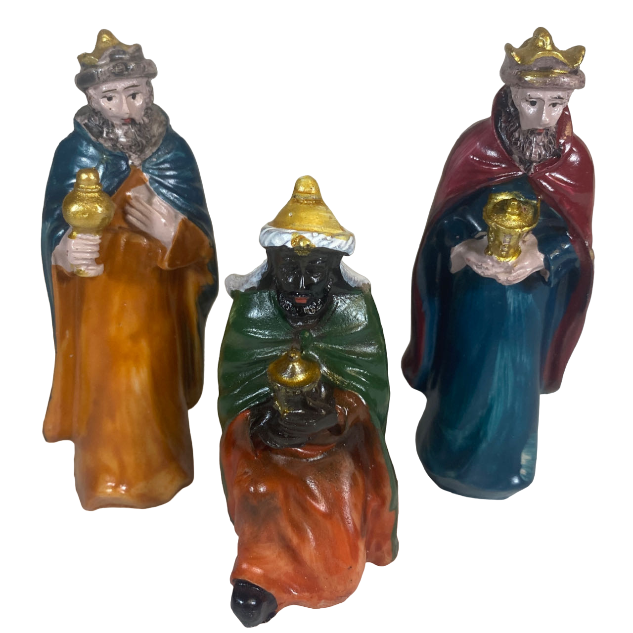 Maxia Market - Figura Belen Set 3 Reyes Magos Para Decoración de Navidad Día de Reyes