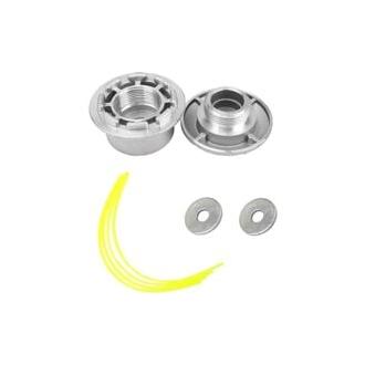 CA Cabezal desbrozadora Sollbry, cabezal de corte de alambre de aluminio, cabezal de corte universal de 4 hilos, cabezal de corte, cabezal desbrozadora universal, cabezal desbrozadora, para tarro