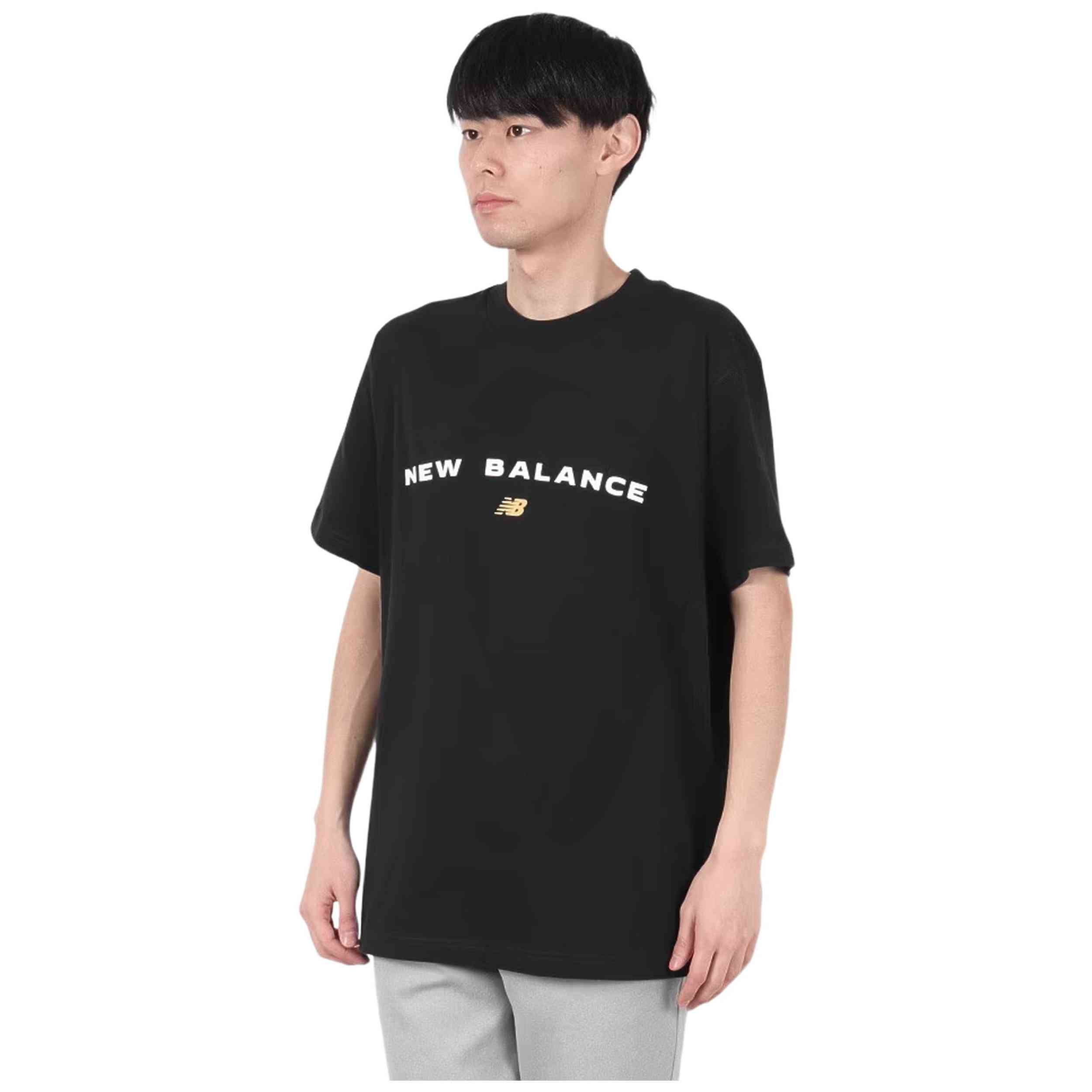 Camiseta De Manga Corta New Balance modelo MT51506BK para Hombre en color Negro