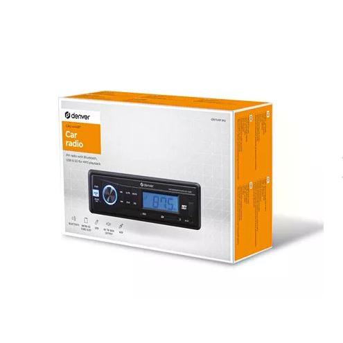 Radio para Coche Denver CAU-444. Función Bluetooth para transmisión de música y llamadas manos libres Receptor Multimedia para Coche. Salida Volumen: 28 W. Conexiones: USB, SD para MP3, Entrada Auxiliar