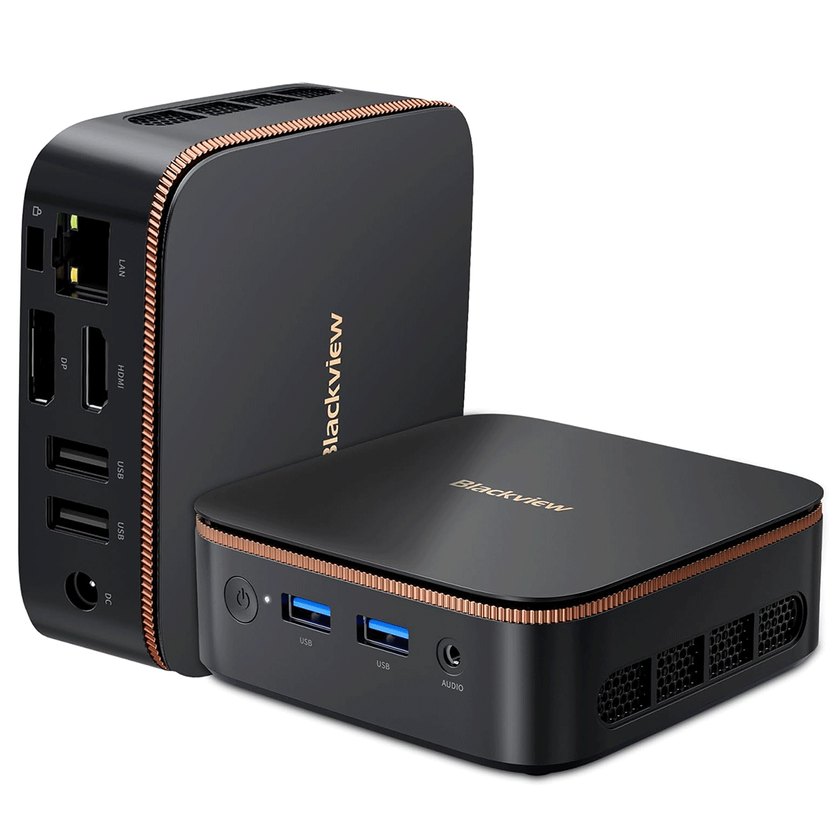 Blackview MP20 Mini PC Computers, Desktop Computer, Windows 11 Pro, AMD 3300U,16GB 512GB, 4K Minipc, for Home Office Business