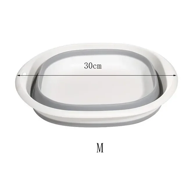 Baño Plástico Plegable Portátil Para Adultos Y Bebés Taza De Lavar Ropa Accesorios De Baño Y Cocina Ecológico Y Stockado