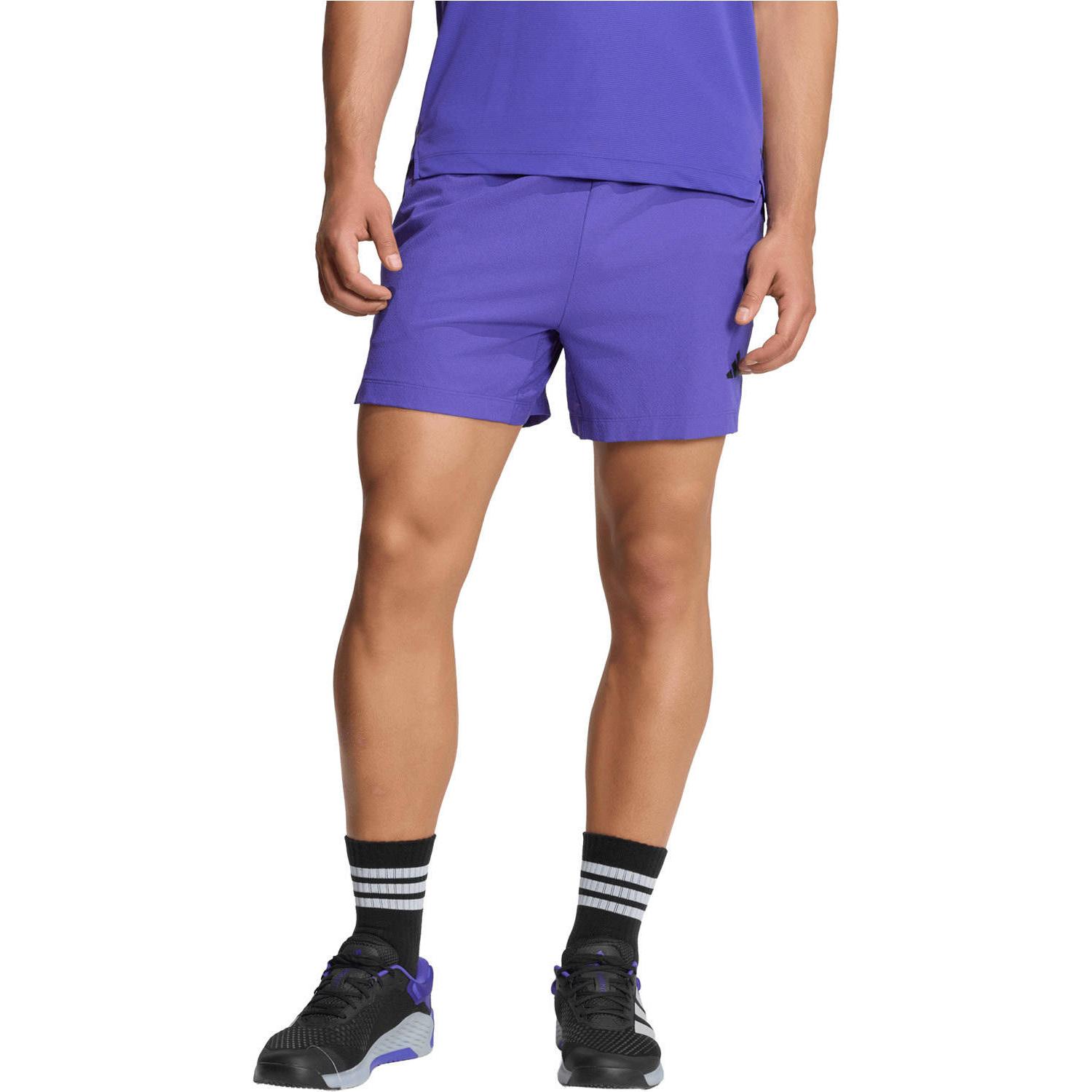 BERMUDA FITNESS HOMBRE Adidas D4T PRIMELFT SH 5 AZUL