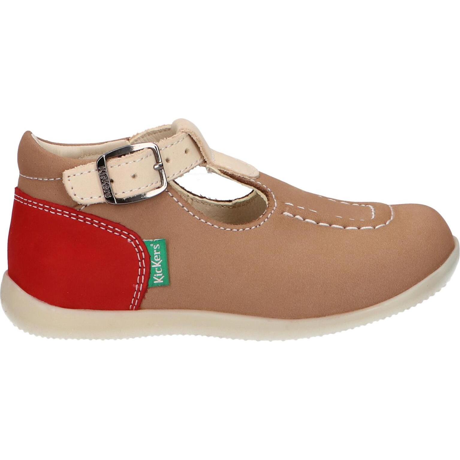 Kickers boys and girls shoes 621016 -10 bonbek-2 113 beige rouge