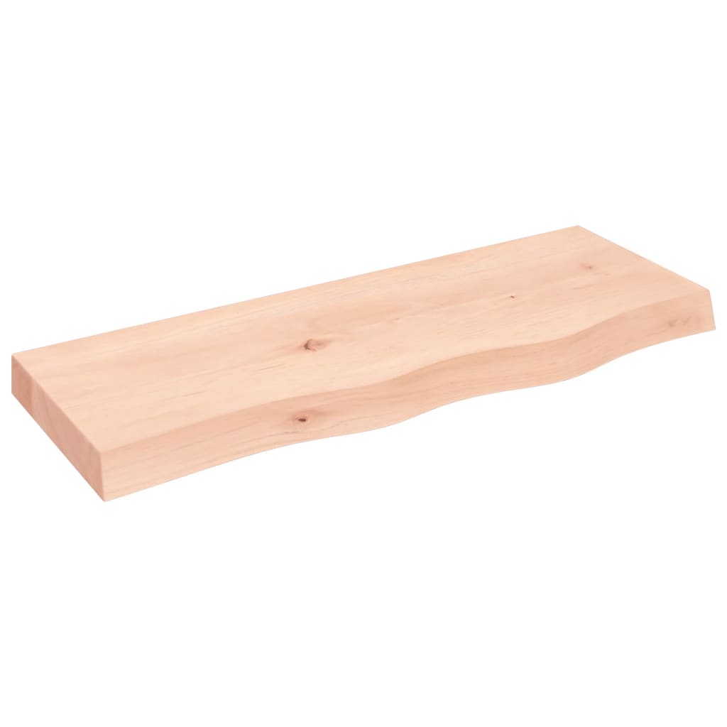 Vidaxl Estante de Pared Madera Roble Tratada 80x30x(2-6) Cm Natural
