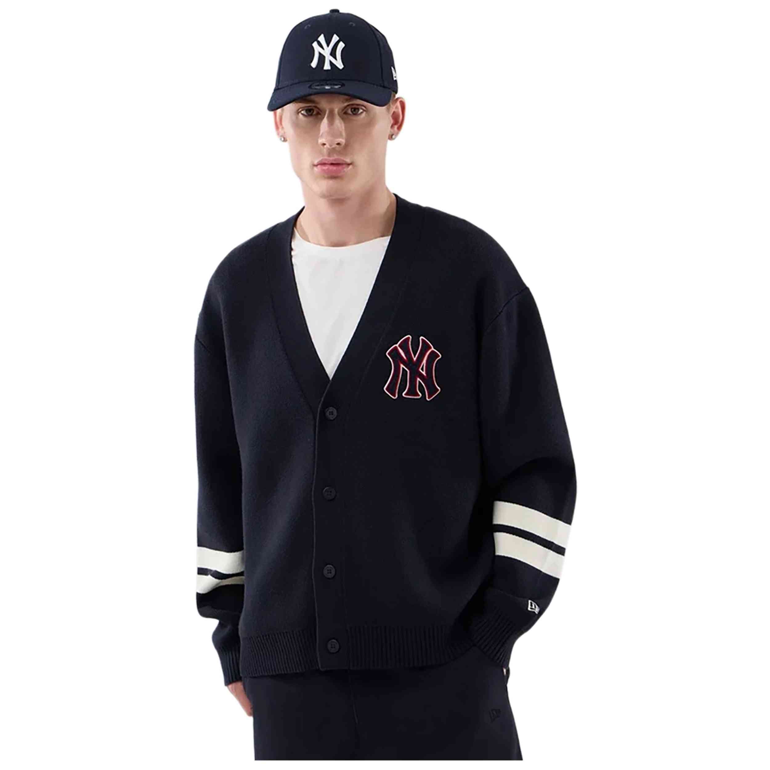 Cardigan New Era modelo New York Yankees MLB Knit para hombre y mujer en color Azul