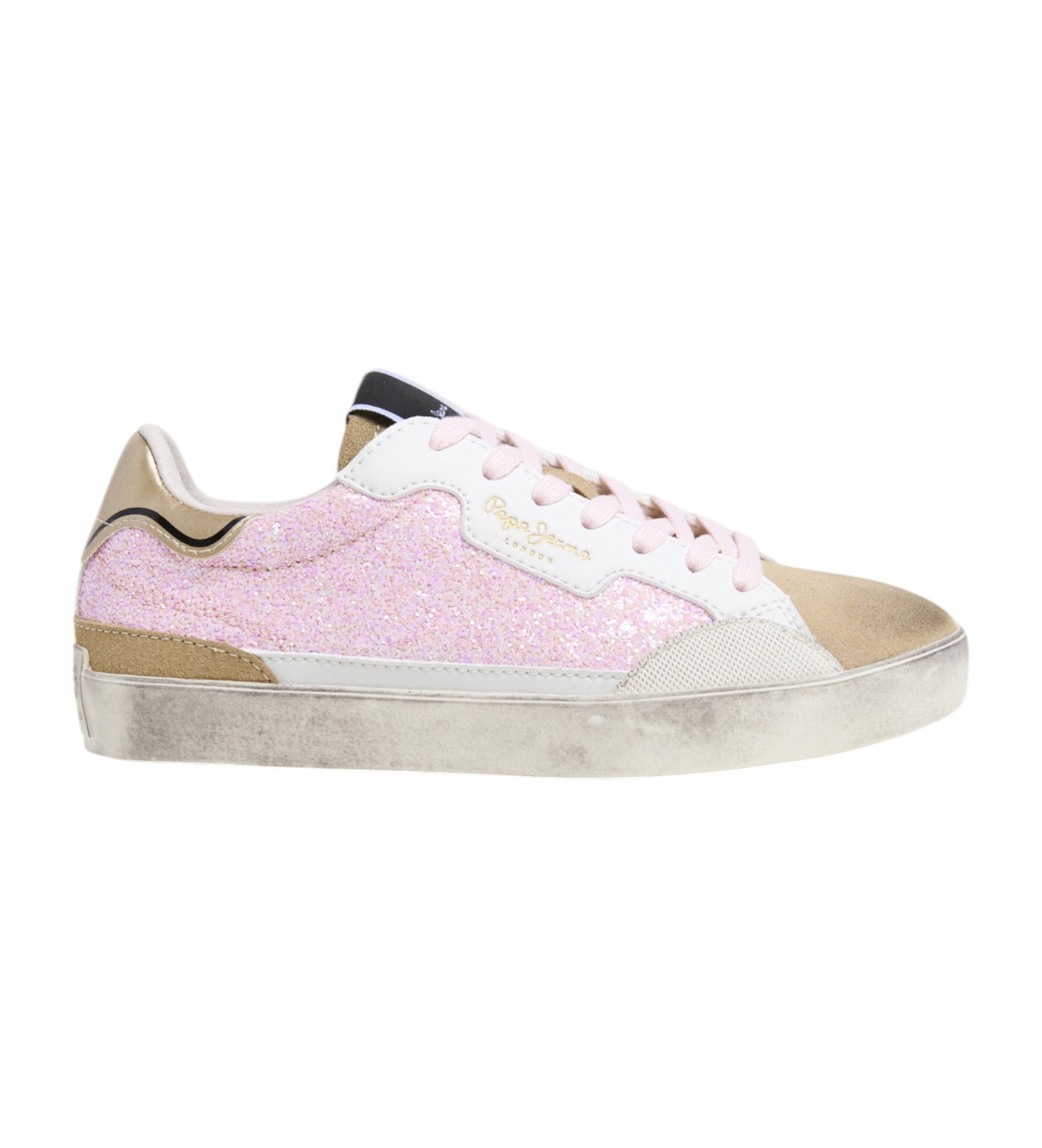 Pepe Jeans | Mujer | Zapatillas Lane Sequins G  rosa