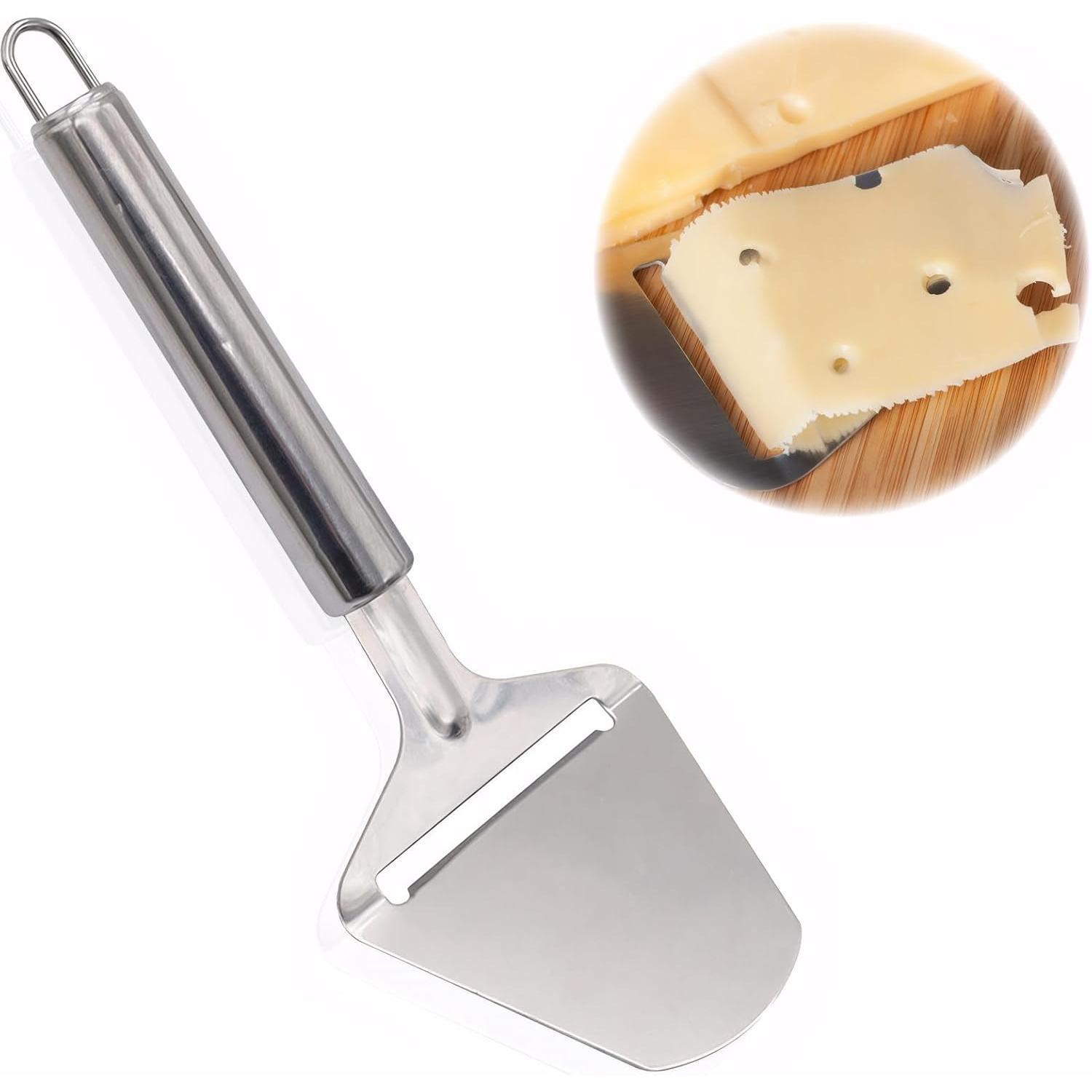 Cortador de quesito, Cuchillo de quesito de Maple inoxidable, para quesero Duro y de Corte, cortador de Mantequilla