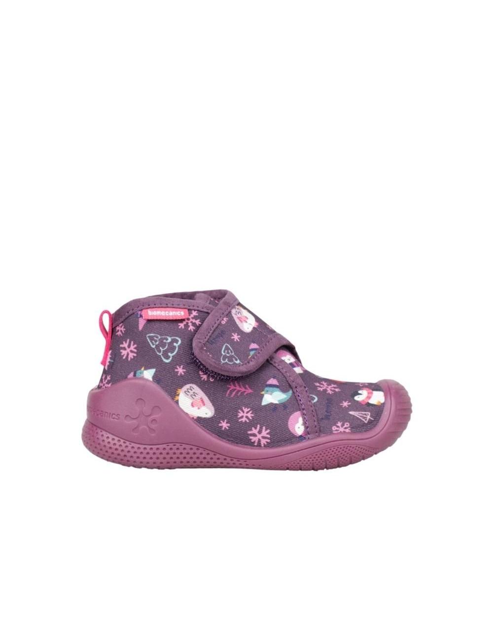 Botines de Casa Estampados para Niño Biomecanics - Ajuste óptimo y Suela Antideslizante