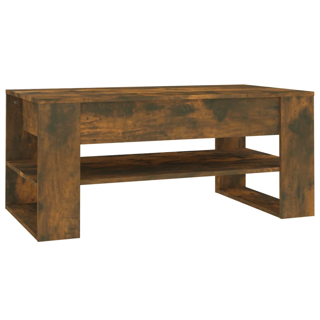 Vidaxl Mesa de Centro Madera de Ingeniería 102x55x45 Cm Blanco