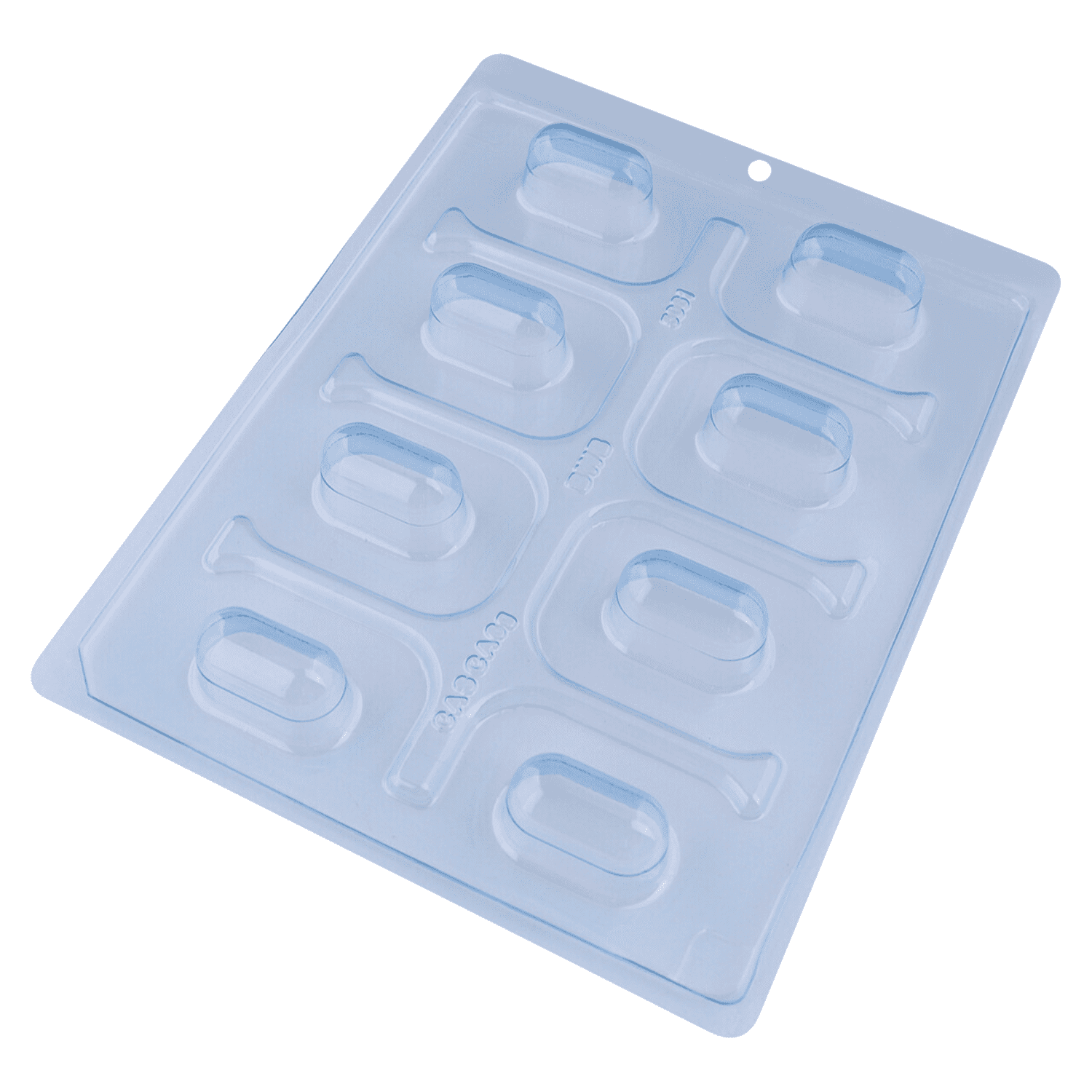 Molde Para Chocolate Bwb - Bombon Trufa Alargada (8 Cavidades)