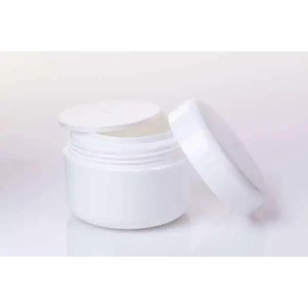 Camassia Tarro blanco con tapa interior 100 ml | Envases | Envase Cosmético - Tarro blanco con obturador