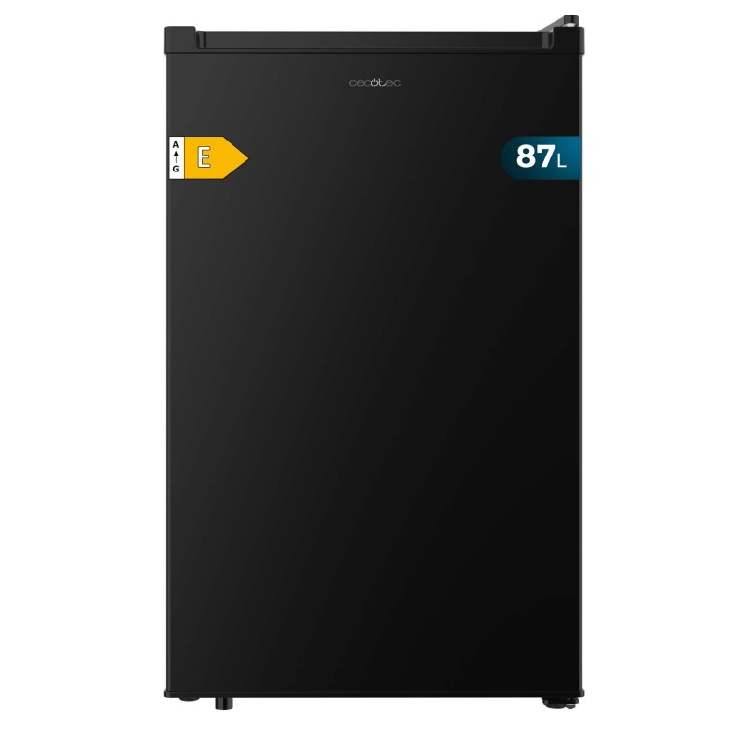 Cecotec Countertop Vertical Freezer 87L Bolero CoolMarket TF 87 Black 83.6 cm Height and 50.6 cm Width, Low Energy Consumption