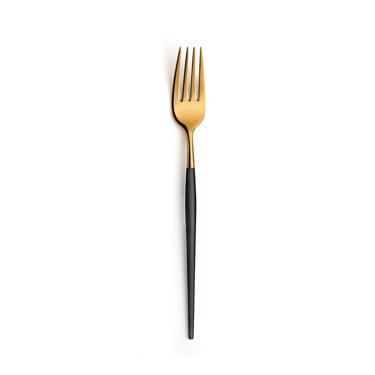 AMEFA SOPRANO Set 12 Tenedores Mesa Acero Y Pvd 18/0-4mm Oro