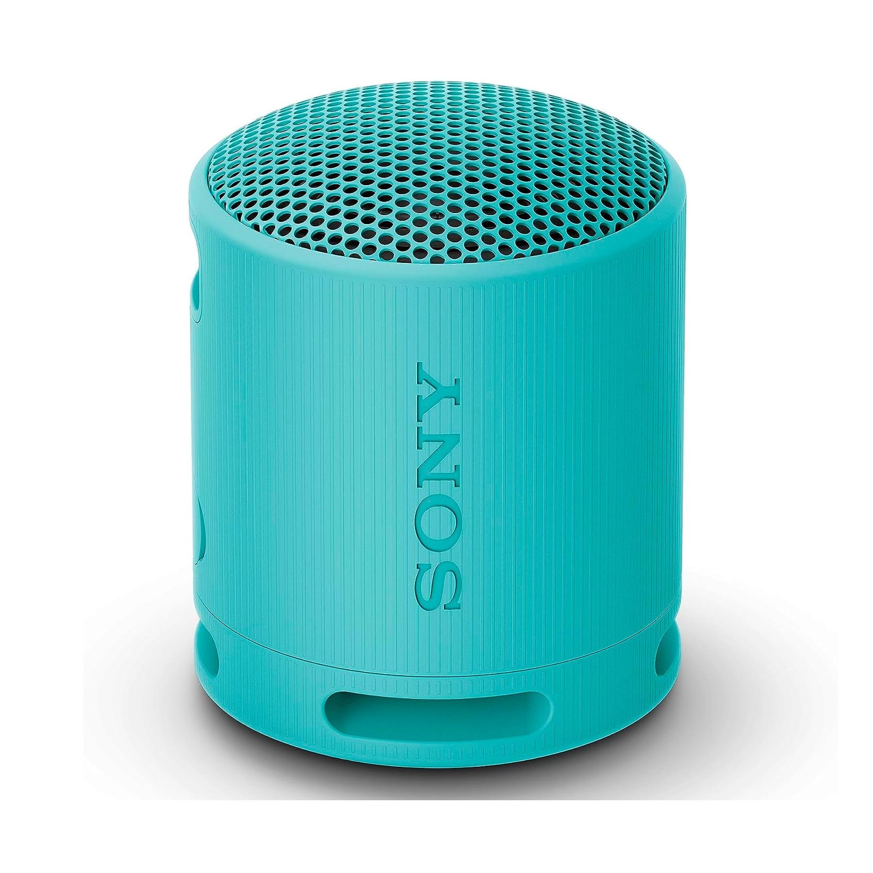 Sony - Altavoz Bluetooth portátil SRS-XB100 con resistencia IP67, 16 h de batería y sonido potente para exterior o interior