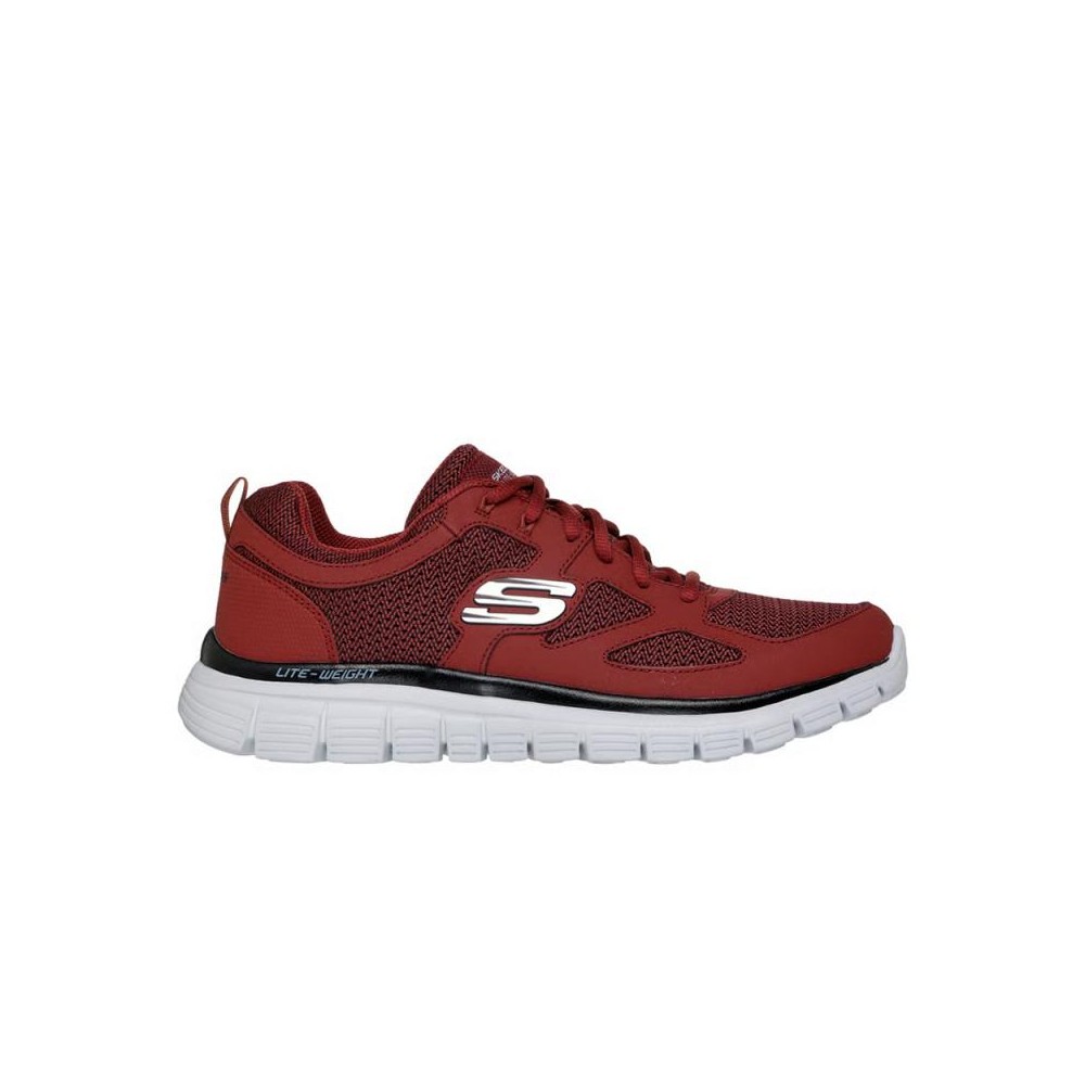 Zapatillas Hombre Skechers Modelo Agoura en Color Burdeos - Calzado Deportivo con Estilo y Comodidad