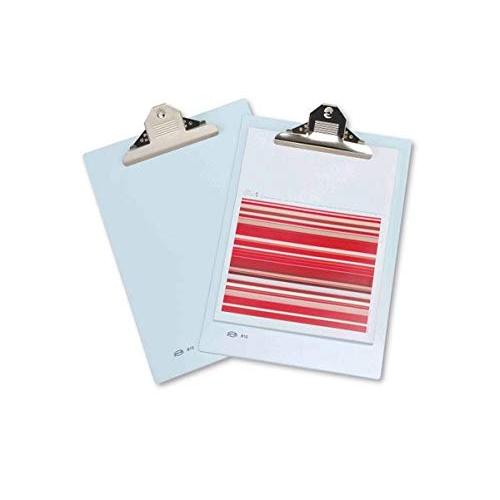 Pardo 81000 - Portabloc Forrado Pinza Metálica, Blanco