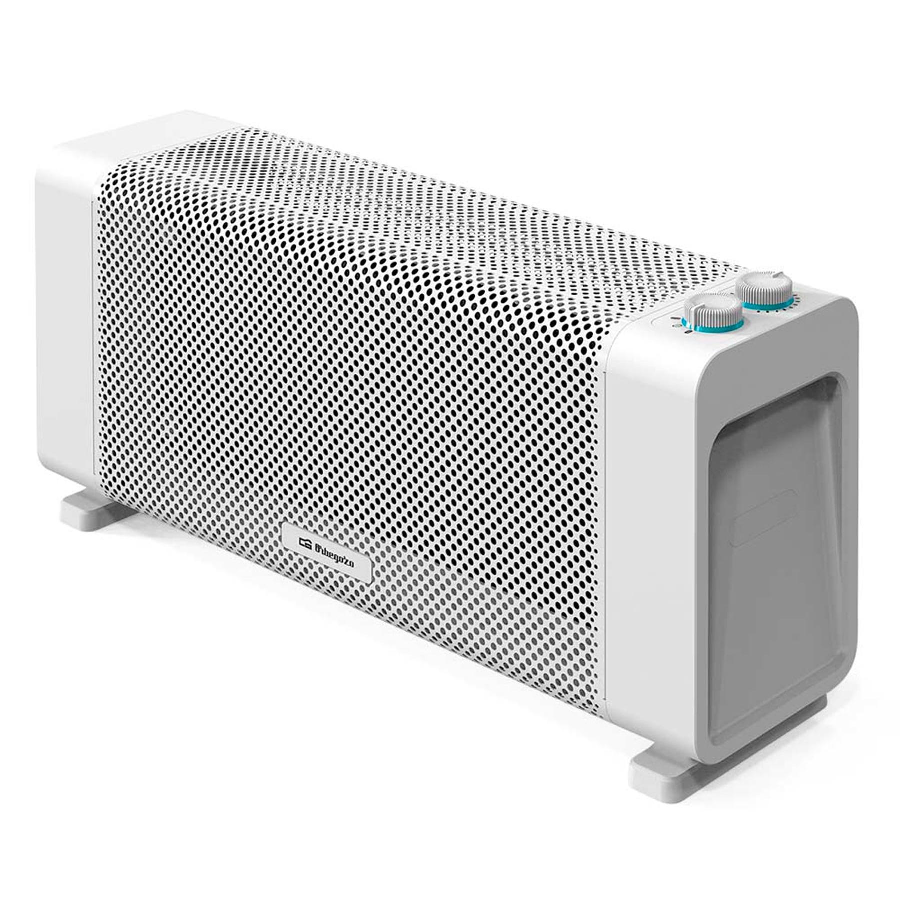 Orbegozo - Radiador de mica RMB 1510 de 1500 W con doble potencia (750/1500 W), sistema triple seguridad y difusión rápida del calor en 1 minuto, ideal para salón o dormitorio