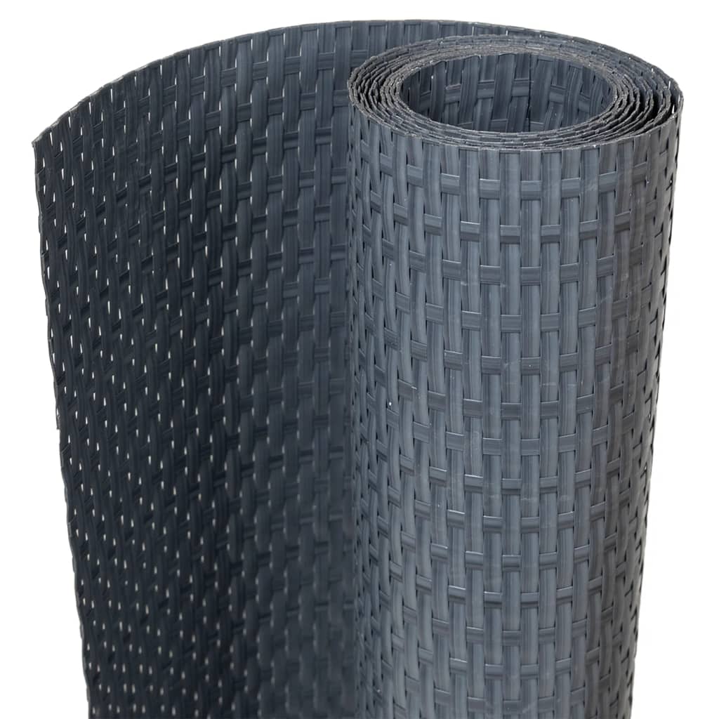 Vidaxl Toldo para Balcón de Ratán Sintético 300x90 Cm - Antracita