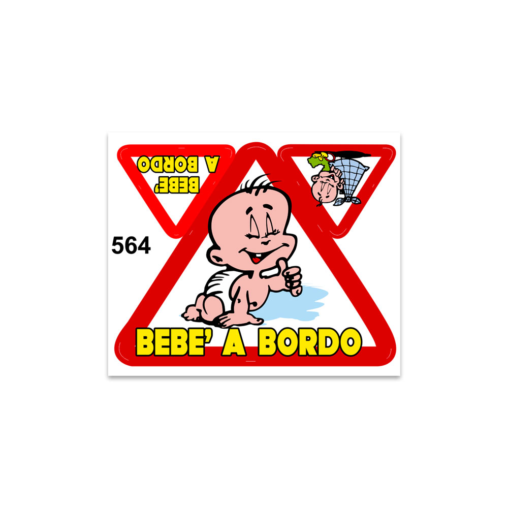 Stickers Babe Stickers on Board 10x12cm