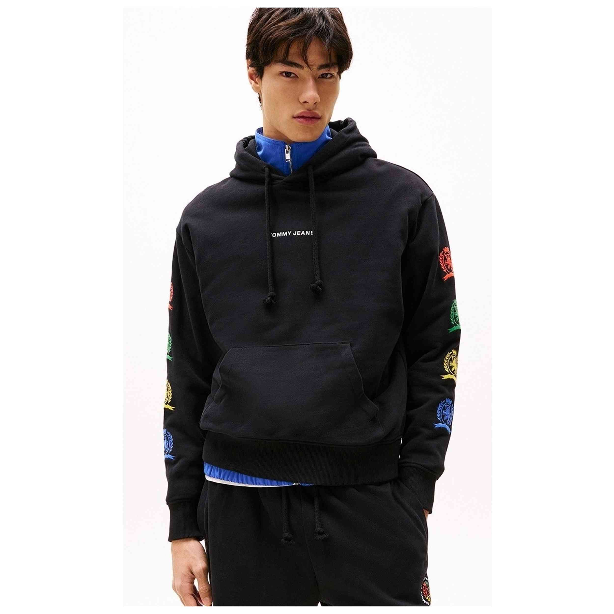 Sudadera Con Capucha Tommy Hilfiger modelo DM0DM20836 para Hombre en color Negro