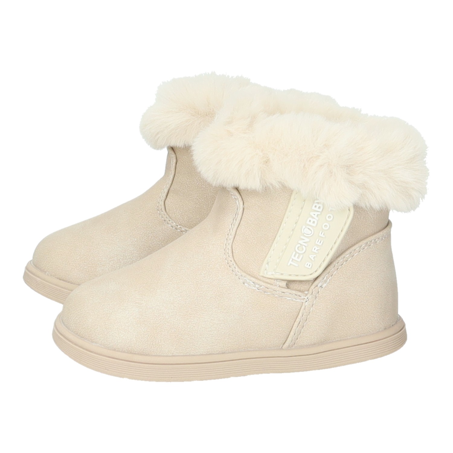Botas-botines marca CONGUITOS para niña en color oro. Botas para niñas Conguitos, suela fina y flexible, puntera ancha, drop cero, diseño animal friendly