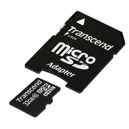 Transcend Tarjeta de Memoria Flash Micro Sdhc Ts32gusdhc10 32 Gb Class 10