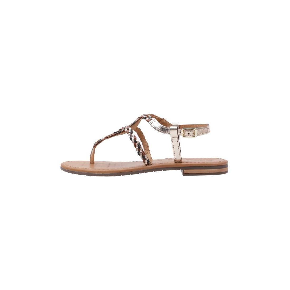 Geox D SOZY S N SANDALIA PLANA mujer Dorado