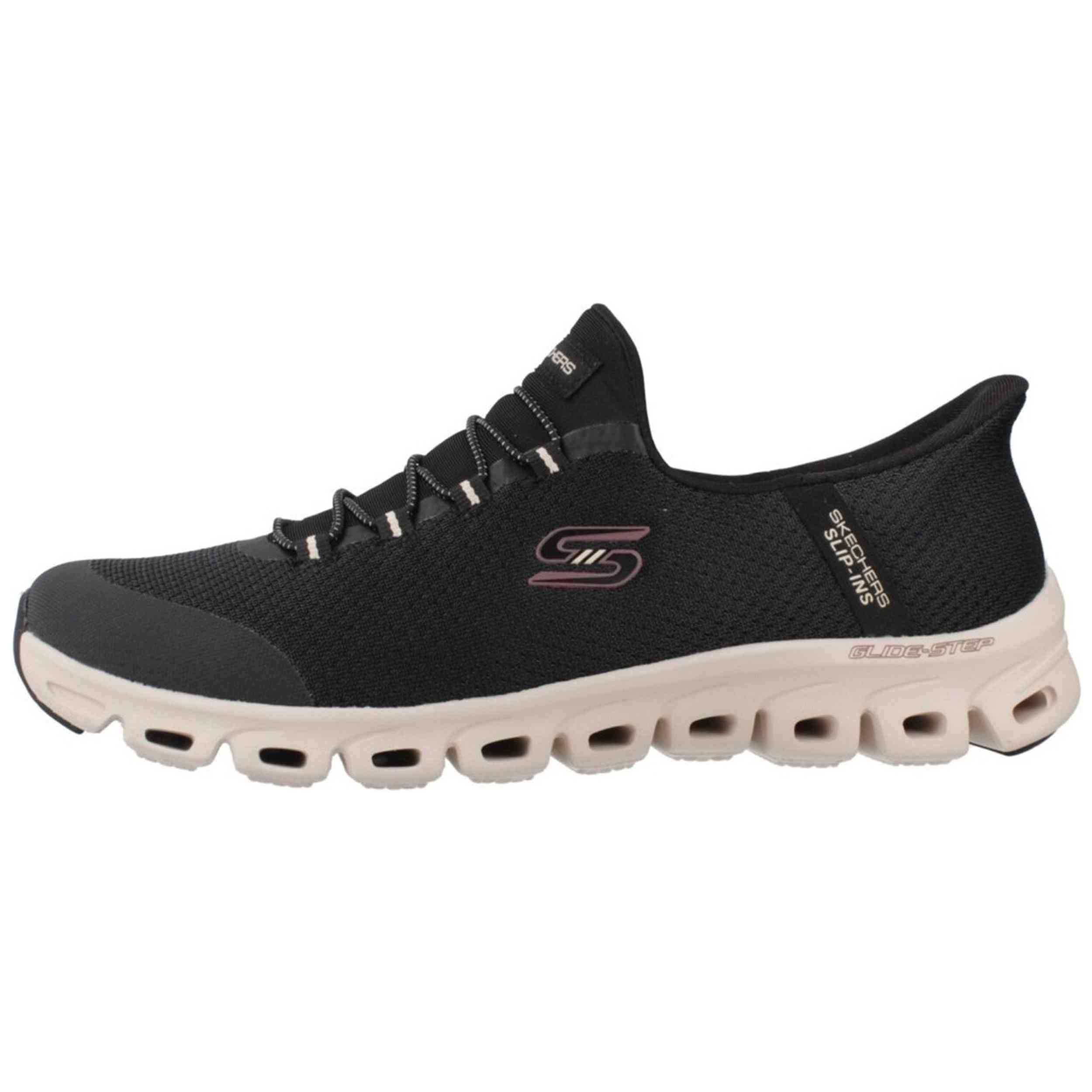 Zapatillas Skechers modelo Glide-Step Vibey para Mujer en color Negro