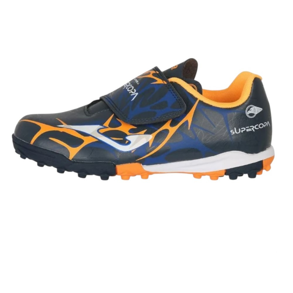 Zapatillas Joma Super Copa Jr 2503 Azul Naranja Turf Scjw2503Tfv Niño Futbol Cescep Artificial Tf