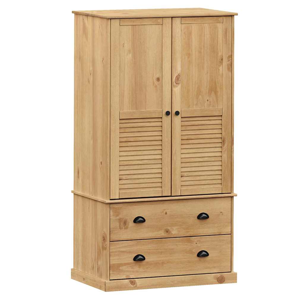 vidaXL Armario VIGO madera maciza de pino 90x55x170 cm