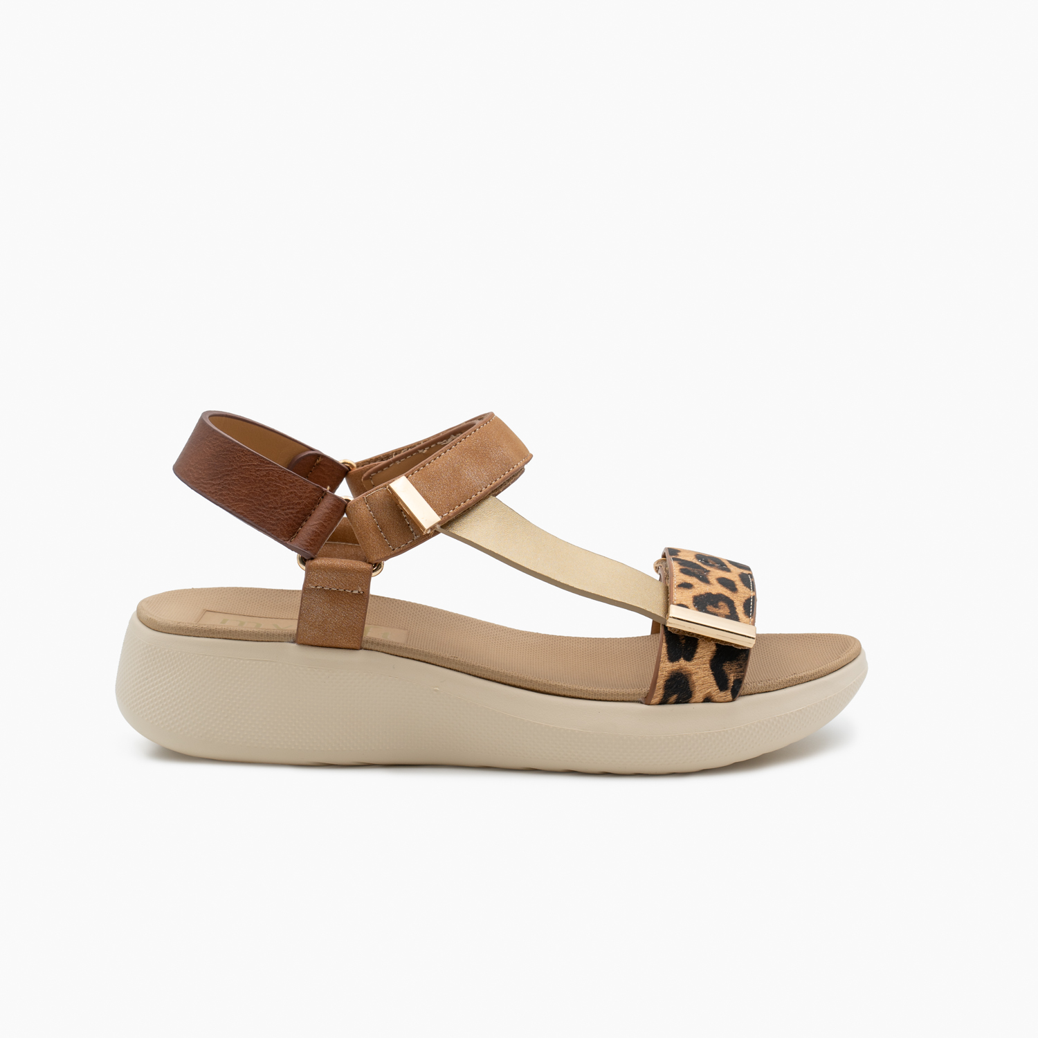 Mysoft 26M364 Sandalias de plataforma mujer confort
