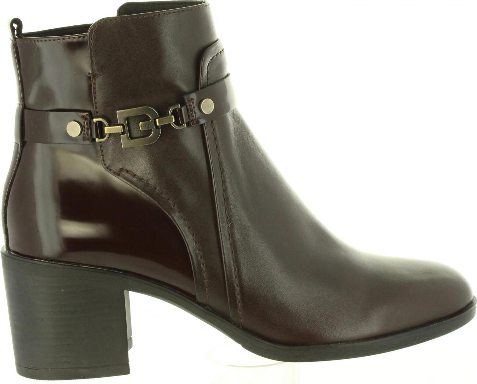 Women's ankle boots geox d843cb 043bc d glynna c6009 coffee