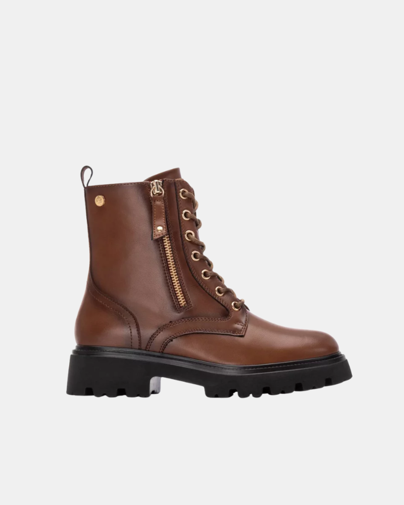 XTI 144428 Botines Bajos Mujer Marrón