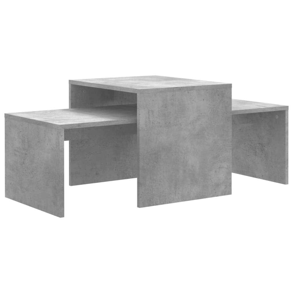 Vidaxl Set Mesa de Centro Madera de Ingeniería 100x48x40c