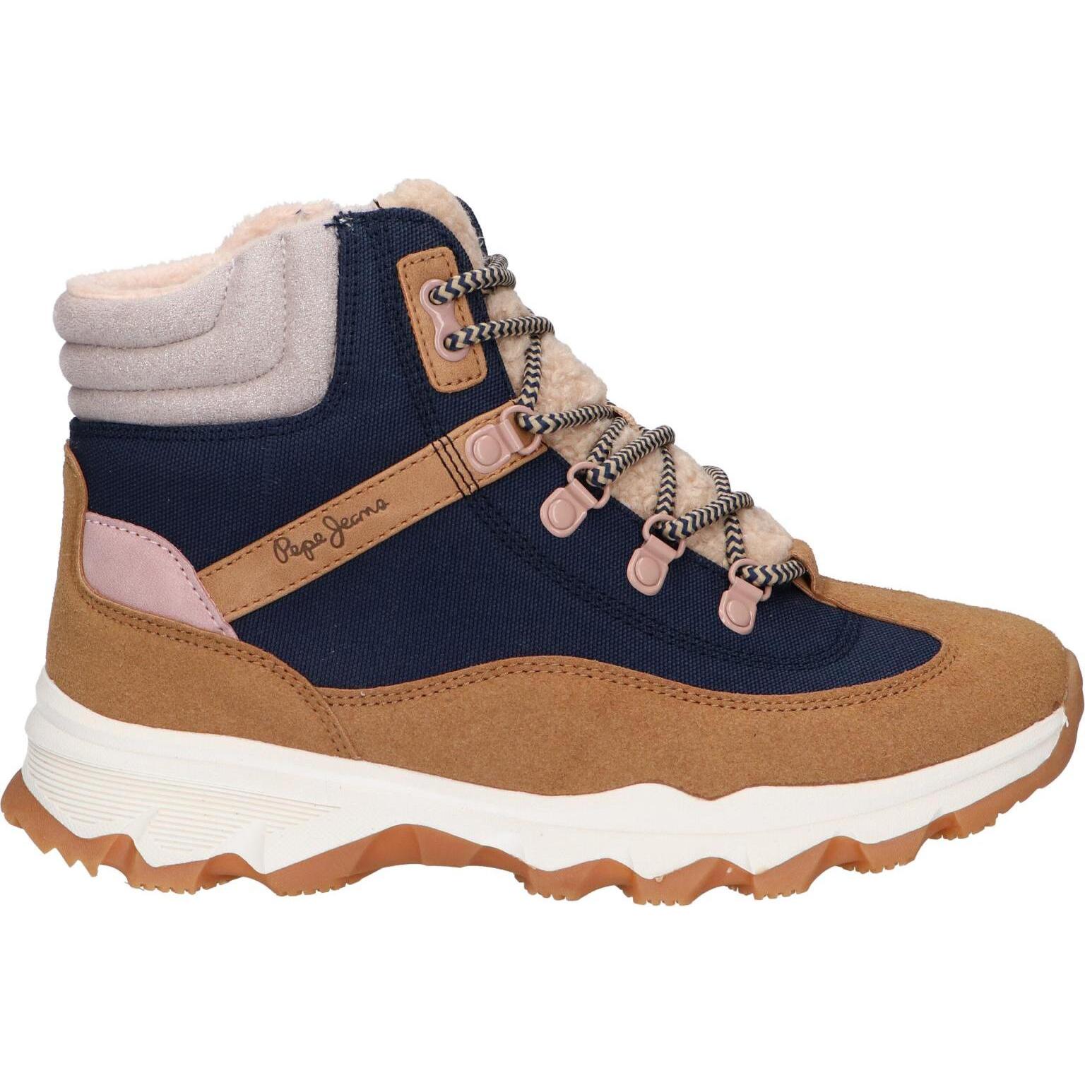 Women's and girls and boys boots pepe jeans pgs50173 peak trail 859 tobacco
