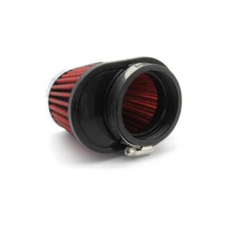 CA Filtro de aire modificado S-giant para admisión de aire de coche, filtro de aire cónico de alto flujo (rojo, 55 mm)