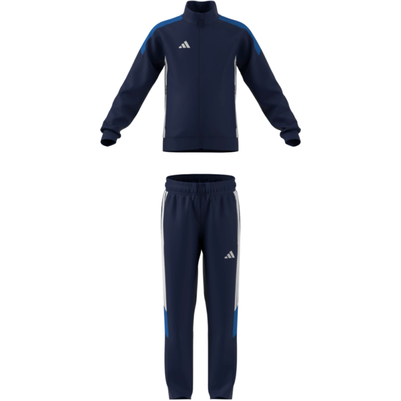 Chandal Adidas Tiro 26 Essentials Tracksuit Little Kc7193 Azul Niño Cremallera