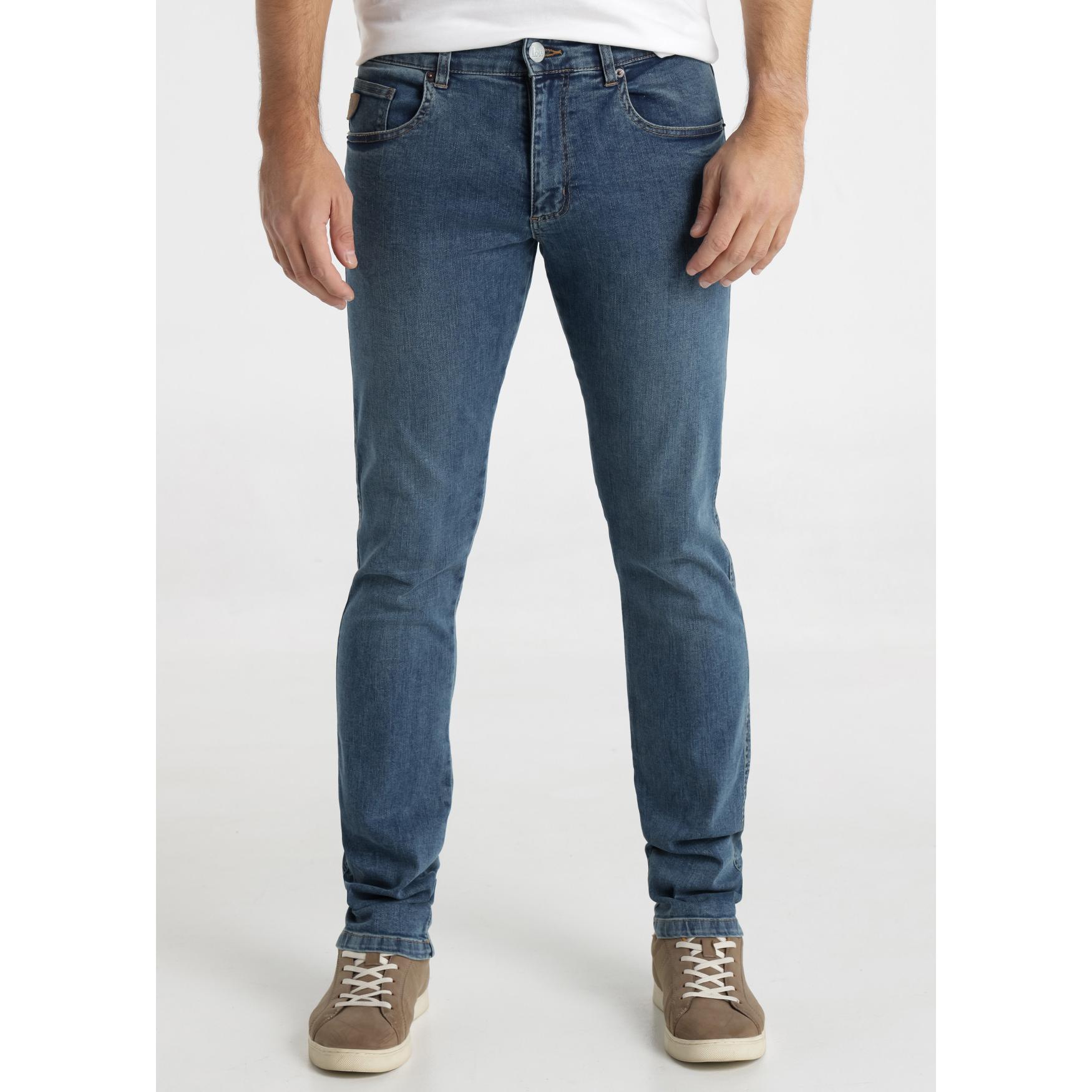 LOIS JEANS - Jeans lavado double stone - Regular fit  - Tiro medio - Tallaje en Pulgadas- Tallaje en Pulgadas