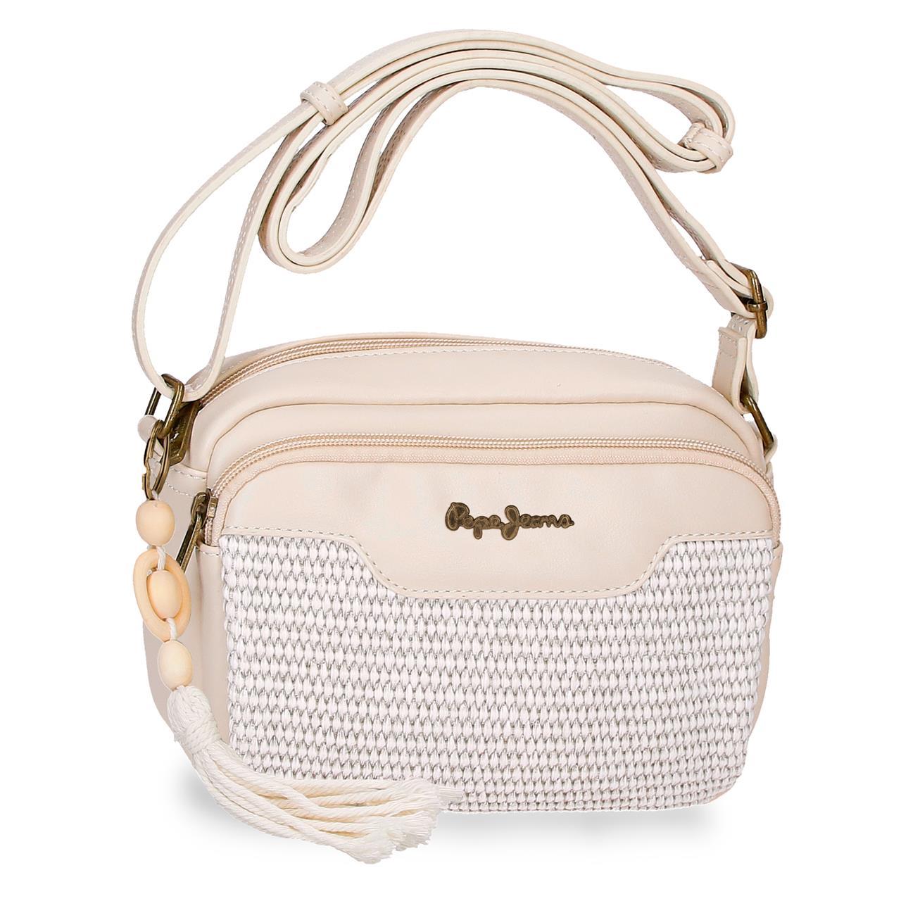 Bandolera Pepe Jeans Clara - Bolsa Cruzada de PU para Mujer, Diseño Elegante y Funcional, 15 x 21 x 6 cm