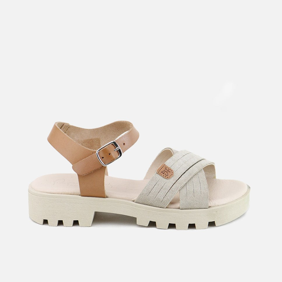Sandalias Gel Tiras Piedra Papanatas | Eli 1957
