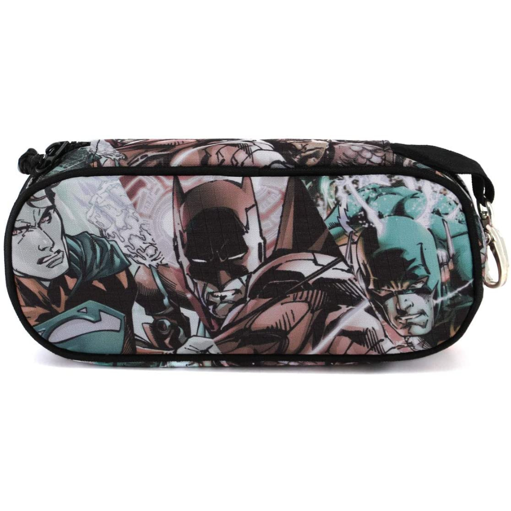 DC Comics Justice League Karactermania Portatodo 66674 negro Niño