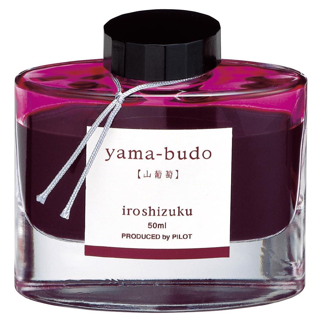 Pilot INK-50-YB Iroshizuku Fountain Pen Ink - 50 ml Bottle - Yama Budo Wild Grapes (Bordeaux) (japan import)