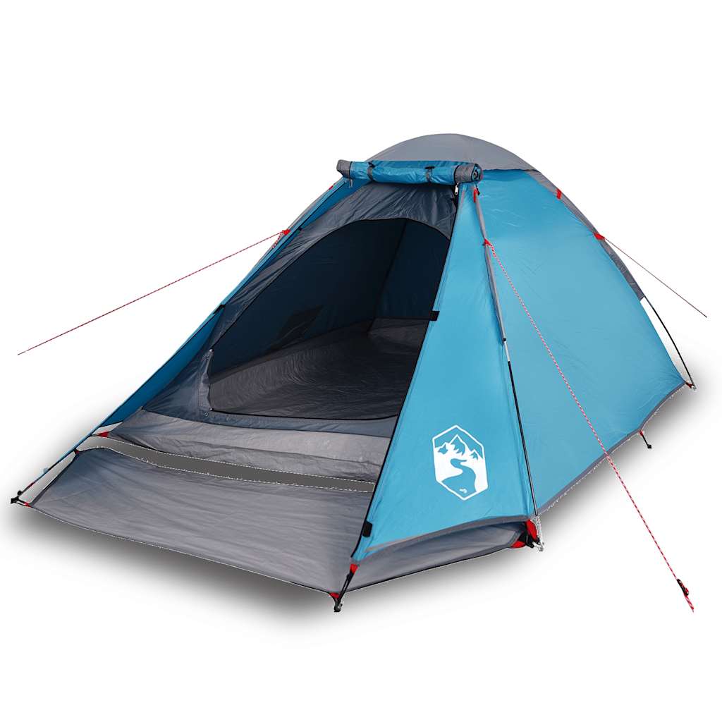 vidaXL Tienda de campaña iglú 2 personas tela opaca impermeable Color Blanco opaco,  Azul,  Gris y naranja y mas