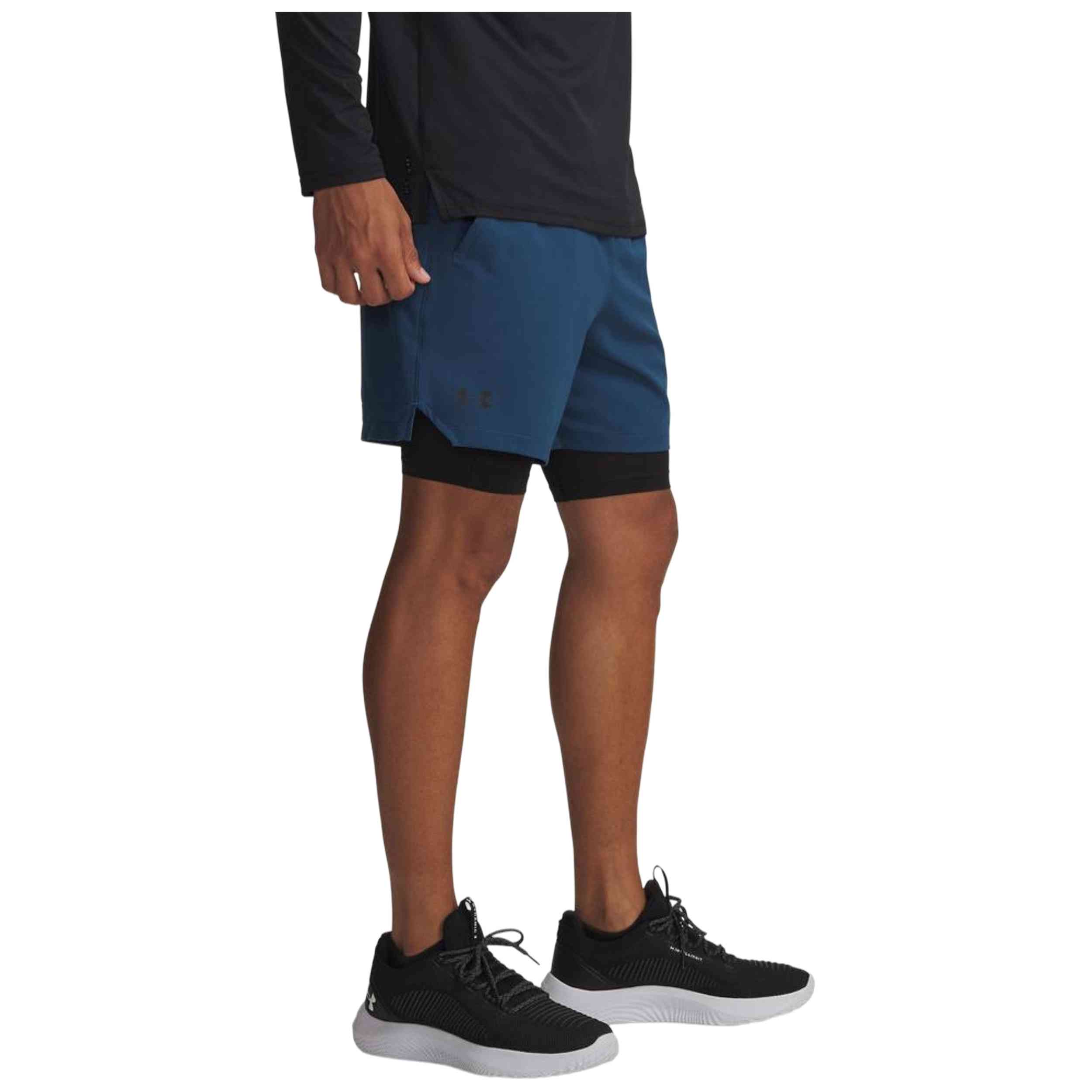 Pantalon Corto Under Armour modelo UA Vanish Woven 2-in-1 "Azul señales" para Hombre en color Azul