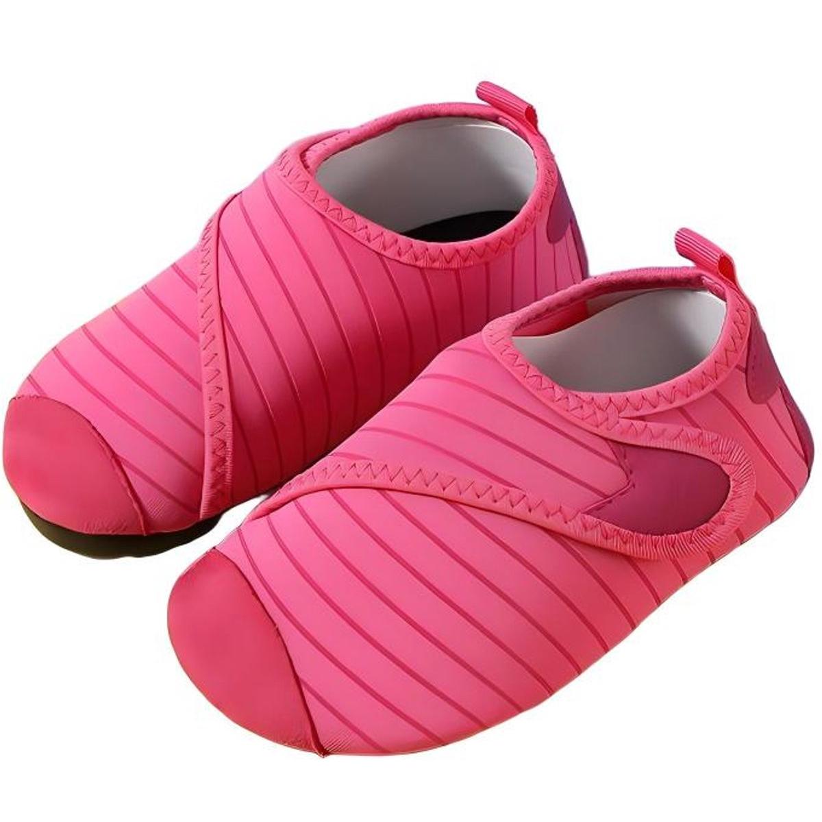 Antislip strandschoenen voor kinderen — Maat 3XL (maat 30-31) — Binnenlengte: 17,8 cm — Schoenen / Waterschoenen — Met dikke zool en klittenbandsluiting — Sneldrogende waadschoenen — Zwemschoenen voor aan zee — Ademende schoenen voor beekwandelen