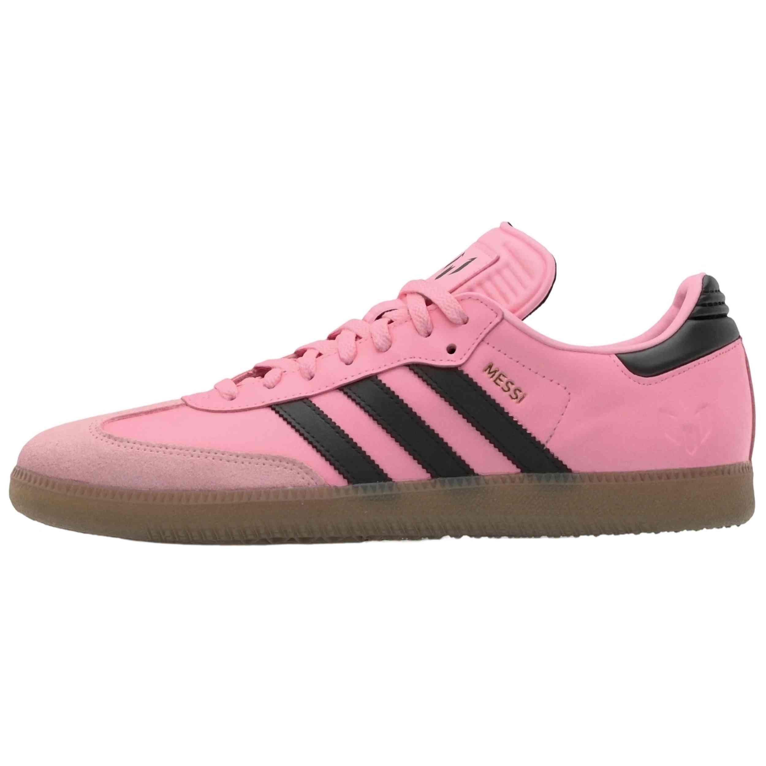Zapatillas Adidas modelo Samba Messi "Light Pink / Core Black / Gum" para hombre y mujer en color Rosa