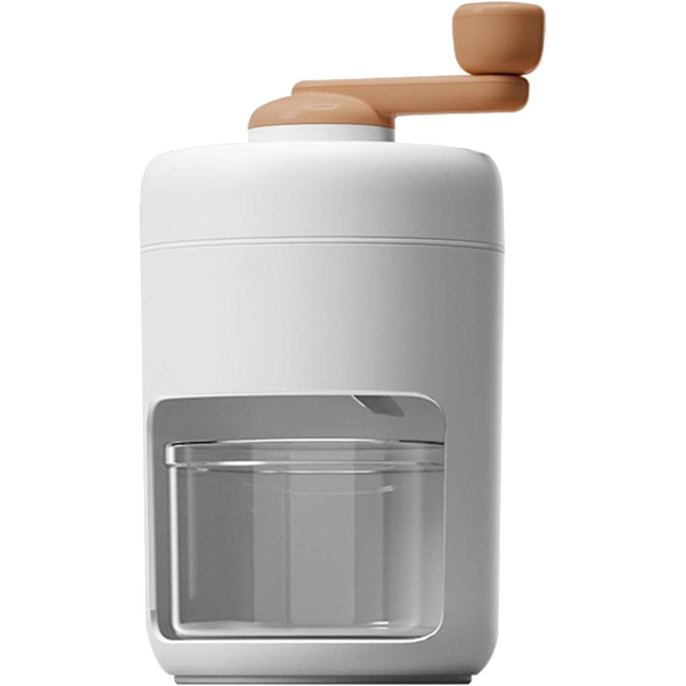 Trituradora de Hielo Manual con Manivela – Máquina de Hielo Picado Portátil con Bandeja – Afeitadora de Hielo para Granizados, Cócteles y Postres