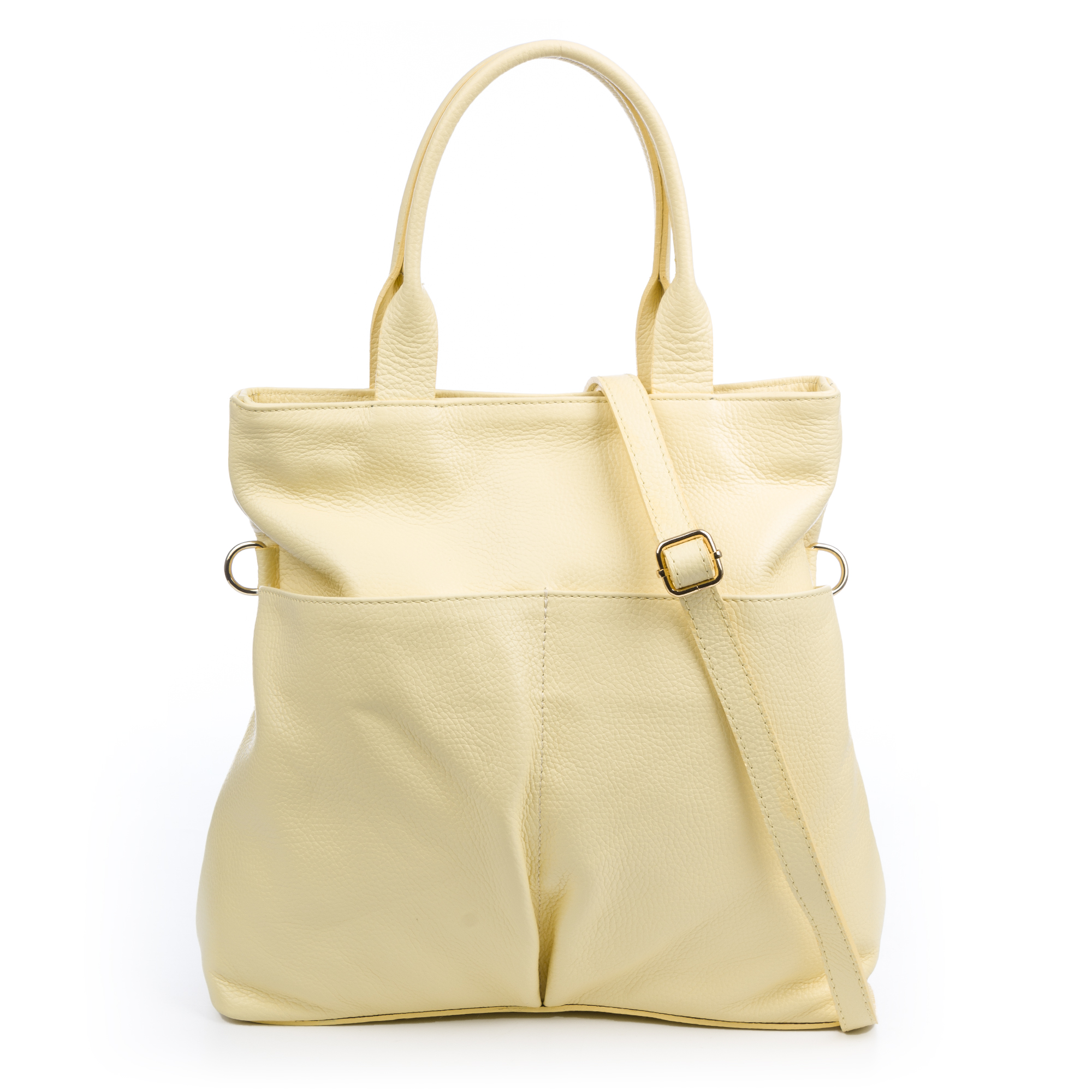 FIRENZE ARTEGIANI Bedizzole Bolso de hombro Mujer. Piel auténtica Dollaro. Fabricado en Italia 32x10x32 Cm.